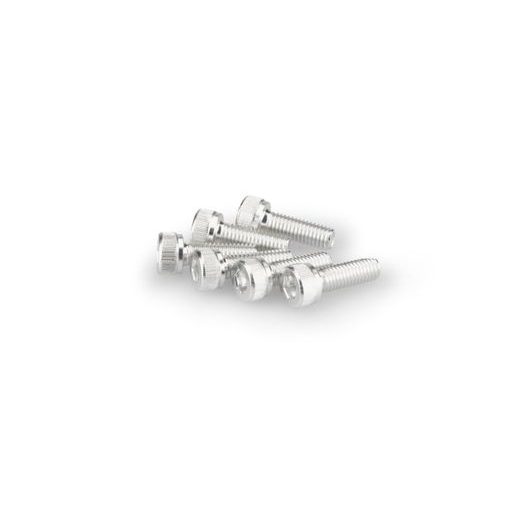 Screws PUIG ANODIZED 0146P srebrna M5 x 15mm (6pcs)