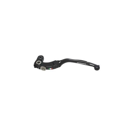 Folding lever ACCOSSATO LV031 in aluminium for ACCOSSATO full clutch črna