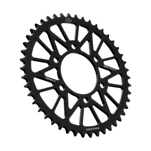 Aluminijasti zadnji verižnik (zobnik) JT JTA 478-46BLK 46T, 520 Črn