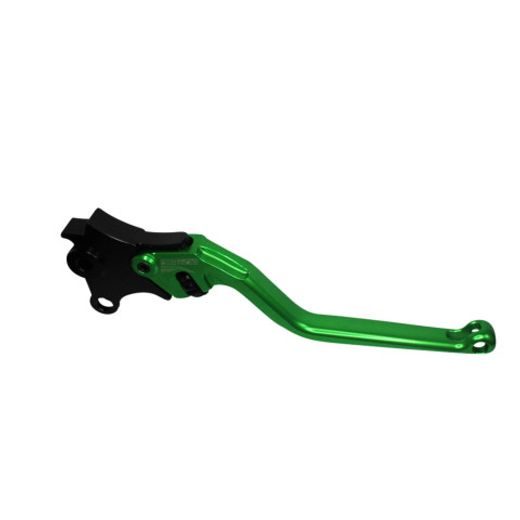 Ročica zavore ACCOSSATO EDB077 fixed CNC-worked aluminium, green