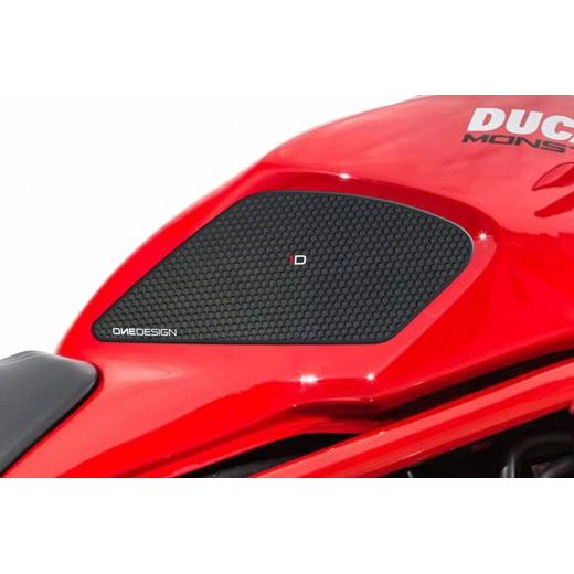 Tank side protectors PUIG ANTI-SLIP 20068N črna