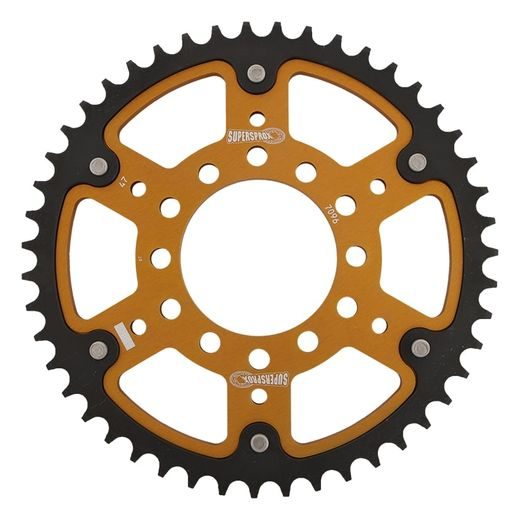 Zadnji verižnik (zobnik) SUPERSPROX STEALTH RST-7096:47-GLD zlata 47T, 530
