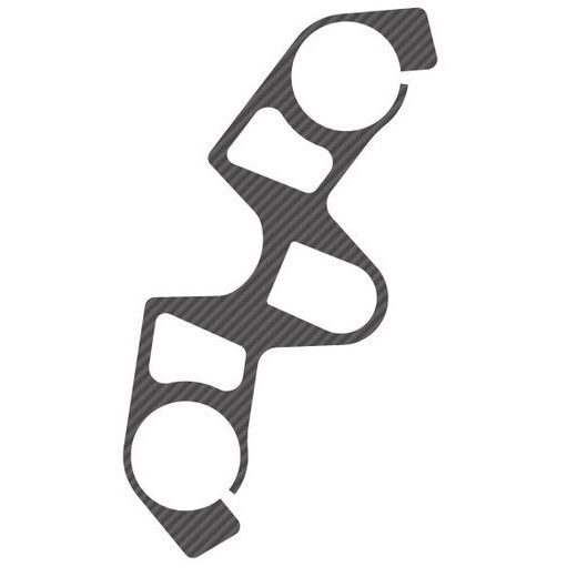 Yoke protector PUIG X-TREME 9110C carbon look