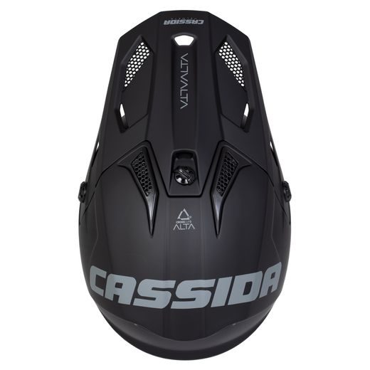 Motocross Helmet CASSIDA CROSS CUP 2 ALTA JUNIOR black matt/dark gray L