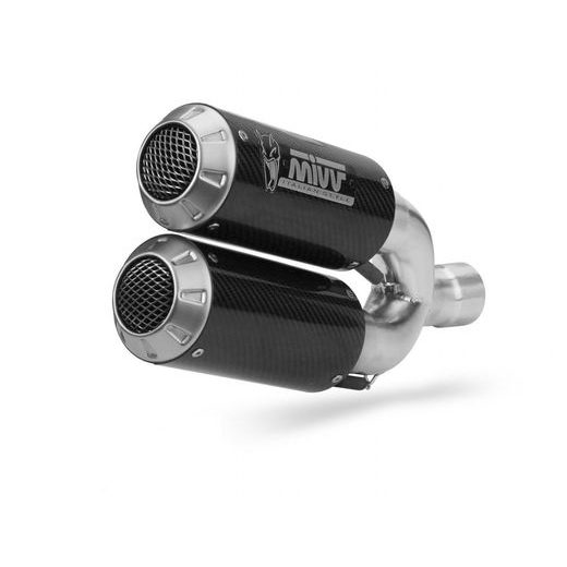 2 silecers kit MIVV MK3 T.025.LM3C Karbon
