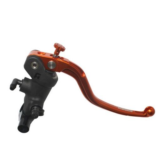 Radial brake master cylinder ACCOSSATO PC010 19 x 18 with fixed lever,orange