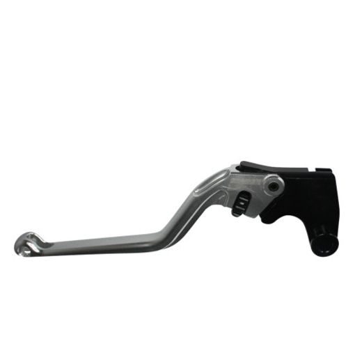 Clutch Lever ACCOSSATO EST955 fixed CNC-worked aluminium, silver