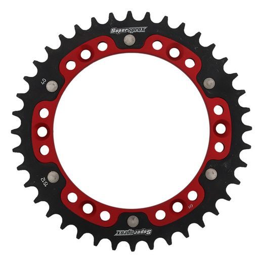 Zadnji verižnik (zobnik) SUPERSPROX STEALTH RST-1512:40-RED rdeč 40T, 520