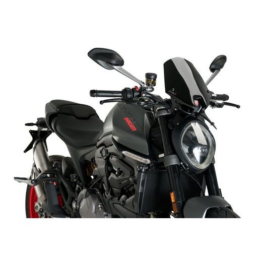 Windshield PUIG NEW GEN. SPORT 20712N črna