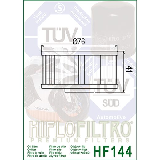 Oljni filter HIFLOFILTRO HF144