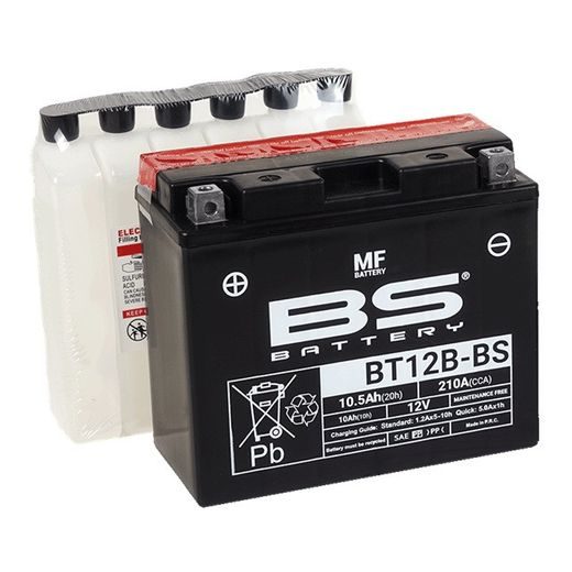 Akumulator brez vzdrževanja BS-BATTERY BT12B-BS (YT12B-BS)