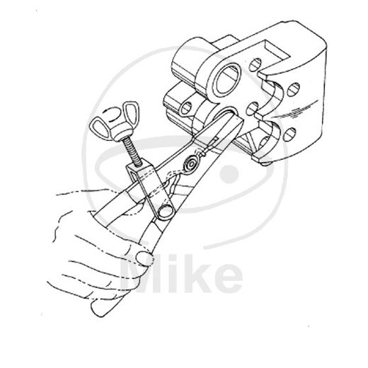 Brake piston removal pliers JMP