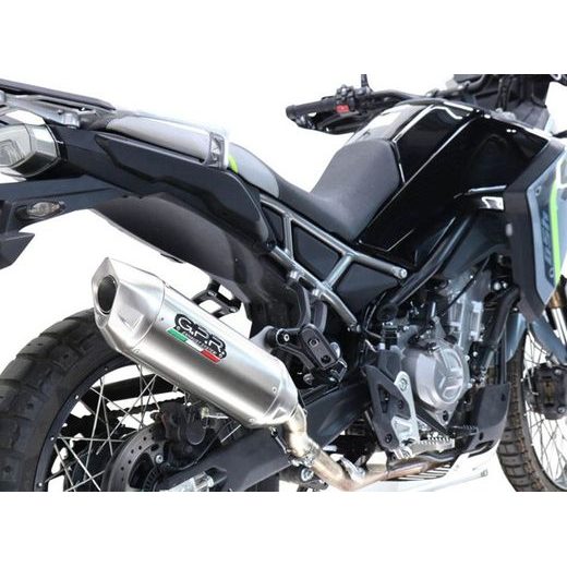 Slip-on exhaust GPR FURORE-X ACCIAIO INOX CF.17.FUXIO Brushed Stainless steel
