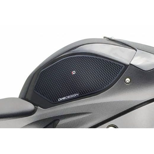 Tank side protectors PUIG ANTI-SLIP 20065N črna