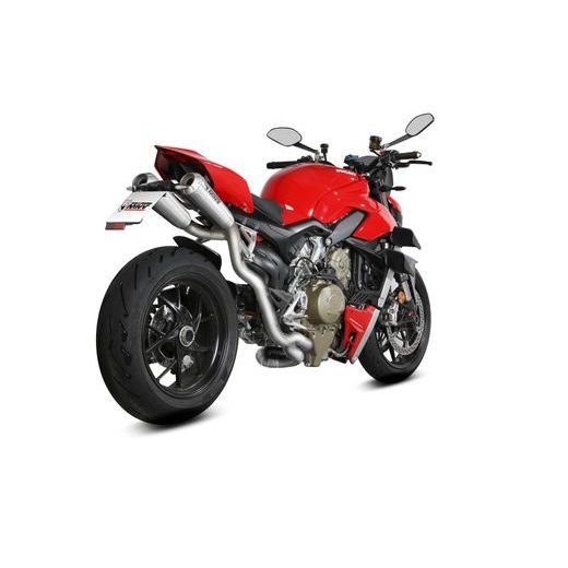 Celoten izpušni sistem 2x2 MIVV X-M1 R.DU.0007.SC4T Titanium