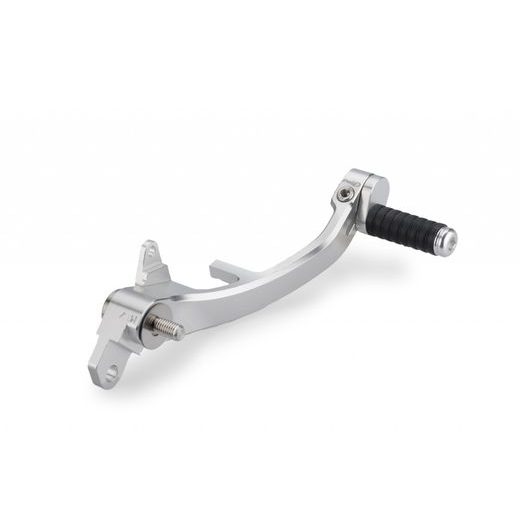 Brake foot pedal PUIG 22215P srebrna adjustable