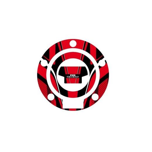 Fuel cap cover PUIG RADIKAL 6324R rdeč