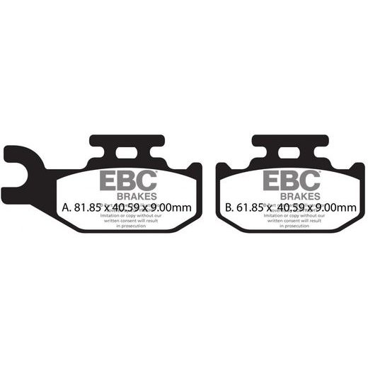Zavorne obloge EBC SFAC690