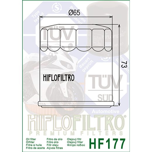 Oljni filter HIFLOFILTRO HF177