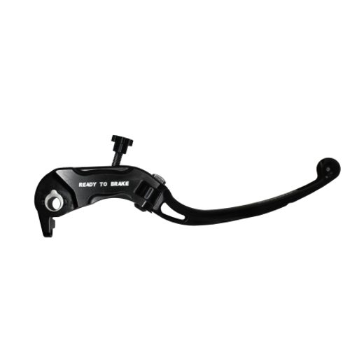 Brake lever folding ACCOSSATO LV030 in aluminium for brake master cylinder Ready To Brake črna