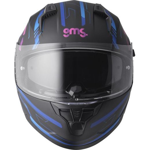 Integralna čelada GMS HEXAGO ZG12501 graphic blue - violet M