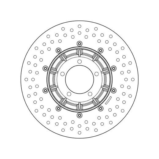 Zavorni disk BREMBO 178B40836 floating
