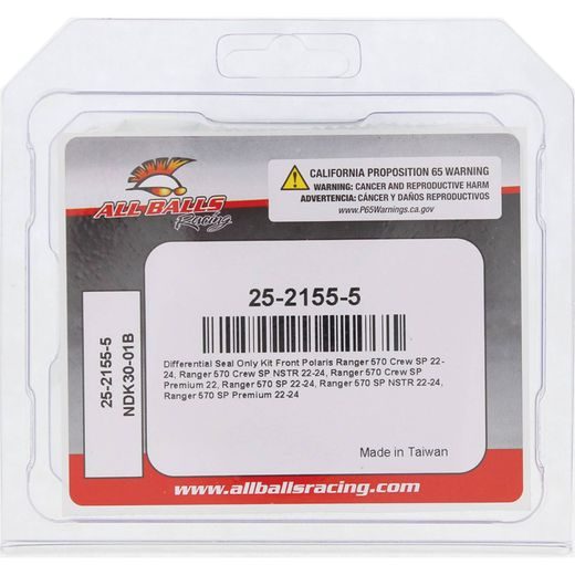 Differential Seal Kit All Balls Racing 25-2155-5