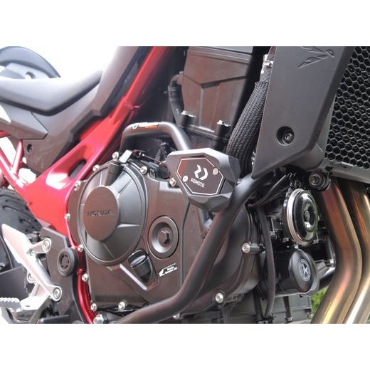 Engine guards RDMOTO CF166KDSL01K Črn (with protectors) za HONDA CB 750 Hornet 2022-2025