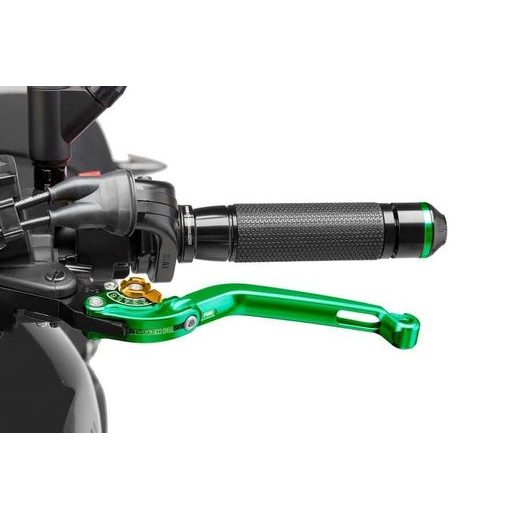 Clutch lever without adapter PUIG 260VO poklopna (foldable) green/gold