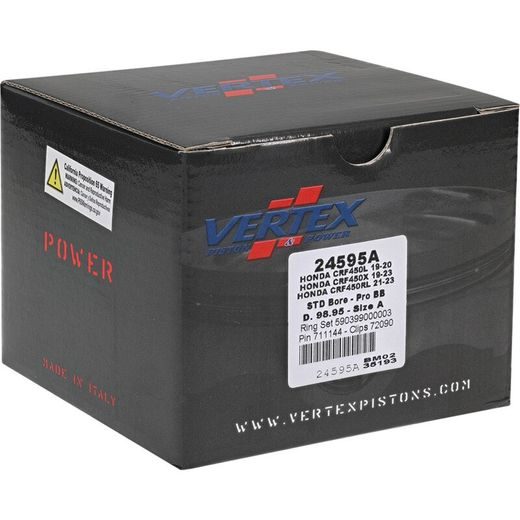 Complete piston VERTEX 24595A Cylinder 99, piston 95,95 mm (Big Bore)