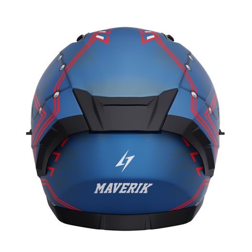 Integralna čelada STORMER BLASTER MAVERIK blue, metal matt XL