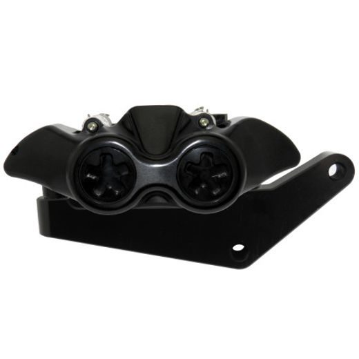 Pair of front radial brake calipers + bracket ACCOSSATO KITA28 for Harley Davidson