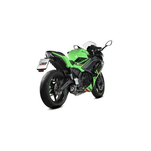 Celoten izpušni sistem 2x1 MIVV DELTA RACE K.057.KDRB Črn