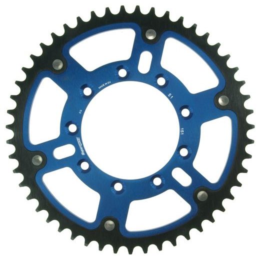Zadnji verižnik (zobnik) SUPERSPROX STEALTH RST-151:51-BLU moder 51T, 520