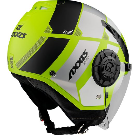 JET čelada AXXIS METRO ABS cool b3 matt fluor yellow XS
