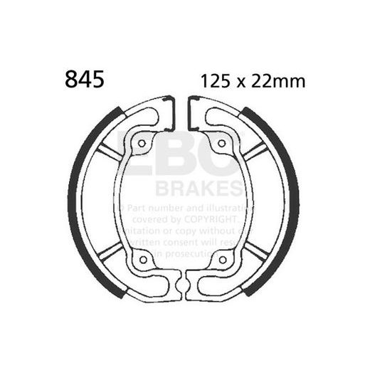 Brake shoe set EBC 845