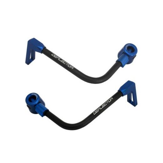 Lever guard ACCOSSATO DE003 with black hose and joint right + left, aluminium