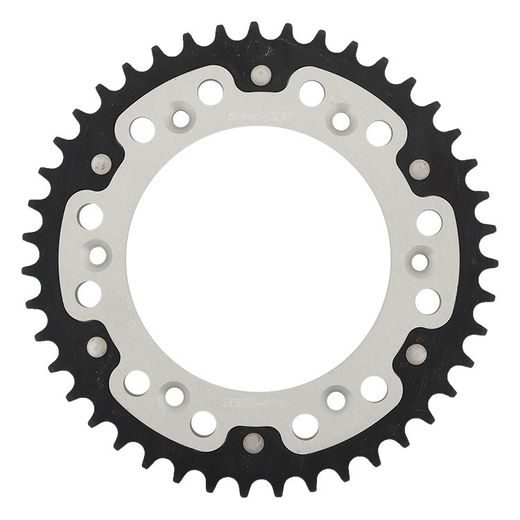 Zadnji verižnik (zobnik) SUPERSPROX STEALTH RST-210:43-SLV srebrna 43T, 520