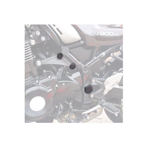 Chassis cap covers PUIG 9778N črna
