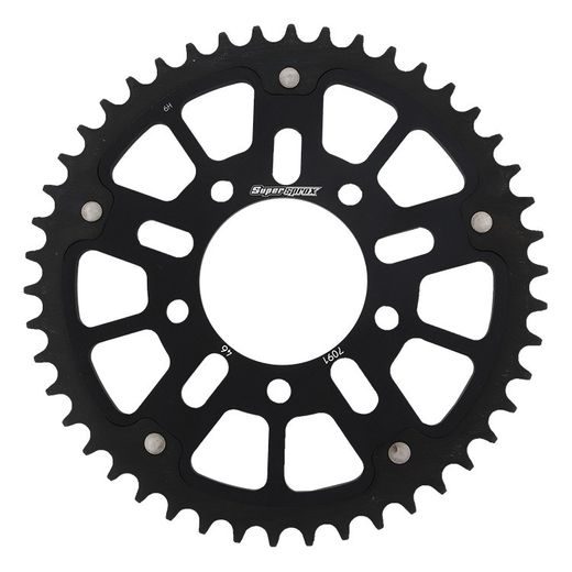 Zadnji verižnik (zobnik) SUPERSPROX STEALTH RST-7091:46-BLK črna 46T, 520