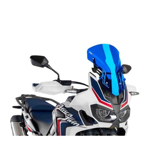 Windscreen PUIG RACING WITH SUPPORT + PROTECTION 9155A moder