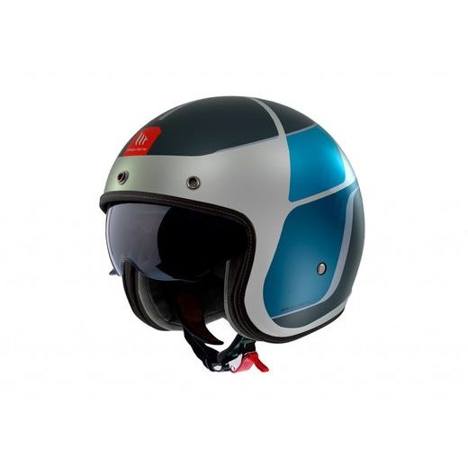 Jet čelada MT Helmets LE MANS 2 SV S LUTHER C7 MATT XS