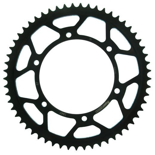 Zadnji verižnik (zobnik) SUPERSPROX RFE-1847:57-BLK črna 57T, 428
