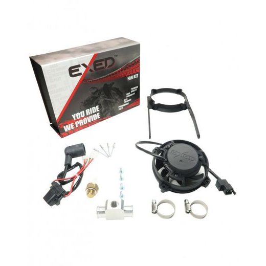 Cooling fan and mounting kit EXED EX-RFS-PLK04/16-TE2T with thermoswitch
