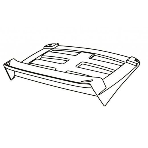 Top pannier rack SHAD D1B40PTR for SH40