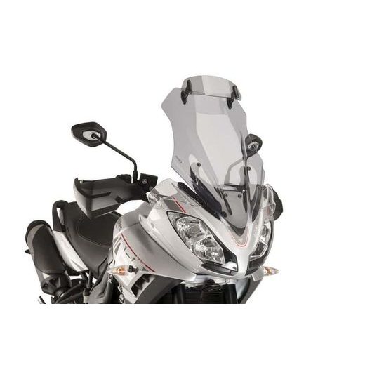 Windscreen PUIG TOURING WITH VISOR 9201H smoke