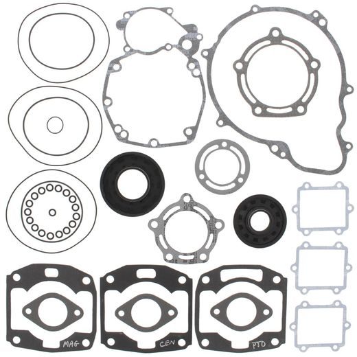 Complete gasket set with oil seal WINDEROSA 611502