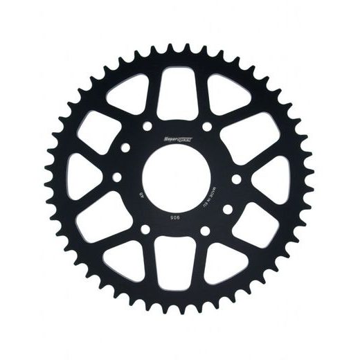 Rear ALU sprocket SUPERSPROX RAL-905:48-BLK črna 48T, 520