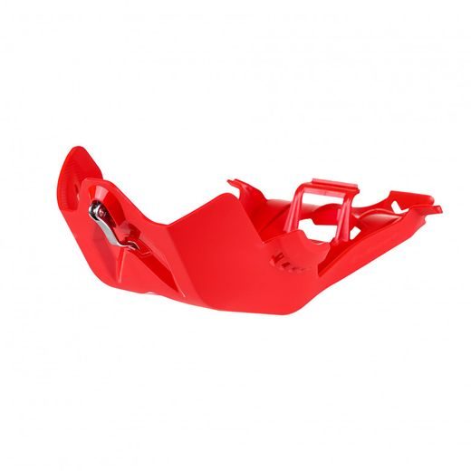 Skid Plate POLISPORT 8475400002 with link protector Rdeč