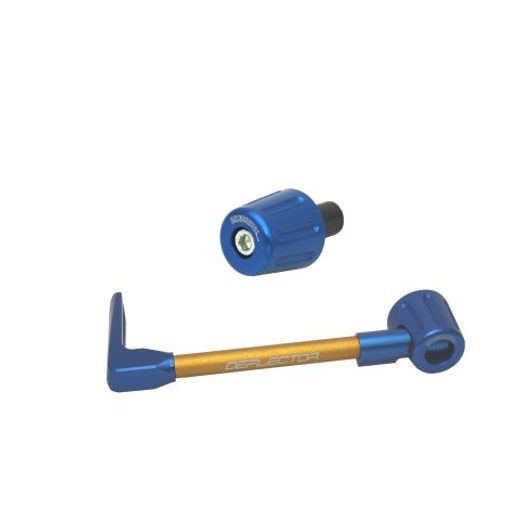 Lever guard in aluminium + right end ACCOSSATO DE005 with gold hose and joint levi